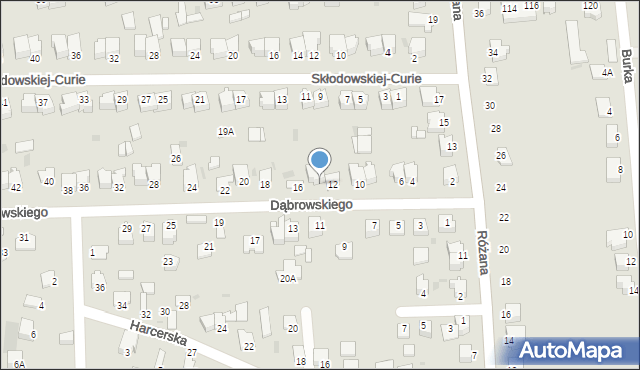 Sandomierz, Dąbrowskiego Jarosława, gen., 14, mapa Sandomierza