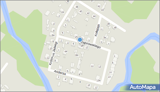 Sierpc, Dąbrowskiego Jarosława, gen., 8, mapa Sierpc
