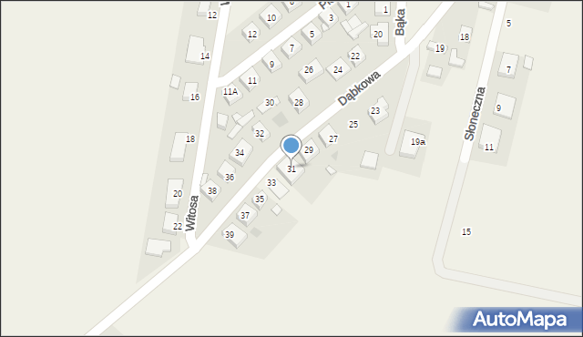 Skalmierzyce, Dąbkowa, 31, mapa Skalmierzyce