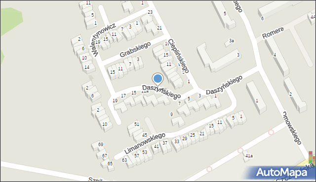 Słupsk, Daszyńskiego Ignacego, 11, mapa Słupska