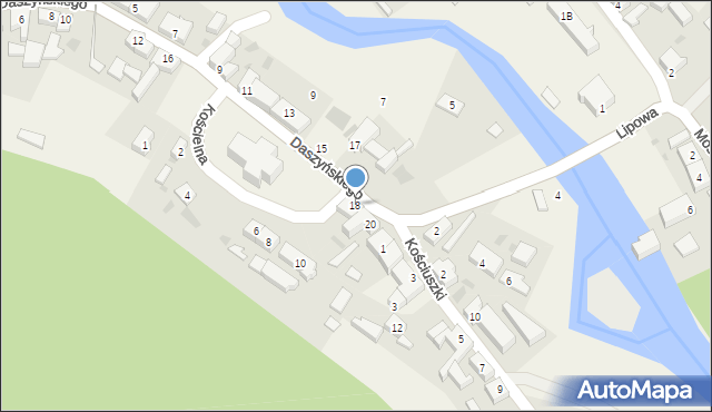 Smołdzino, Daszyńskiego Ignacego, 18, mapa Smołdzino