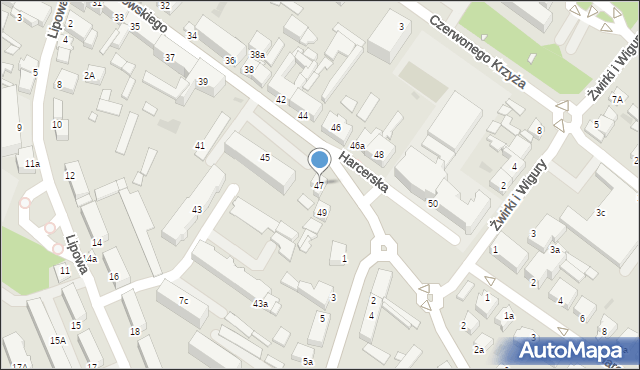 Środa Wielkopolska, Dąbrowskiego Henryka, gen., 47, mapa Środa Wielkopolska