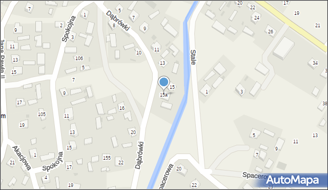 Stale, Dąbrówki, 15a, mapa Stale