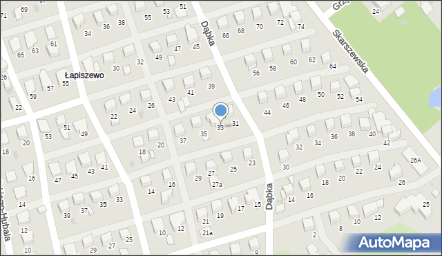 Starogard Gdański, Dąbka Stanisława, płk., 33, mapa Starogard Gdański