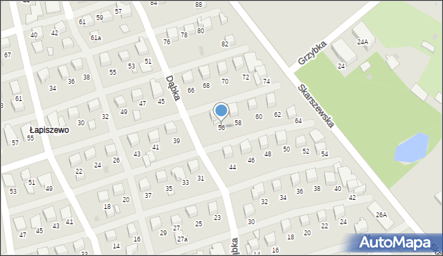 Starogard Gdański, Dąbka Stanisława, płk., 56, mapa Starogard Gdański