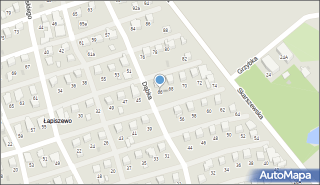 Starogard Gdański, Dąbka Stanisława, płk., 66, mapa Starogard Gdański