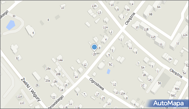 Starogard Gdański, Dąbrowskiego Henryka, gen., 10, mapa Starogard Gdański