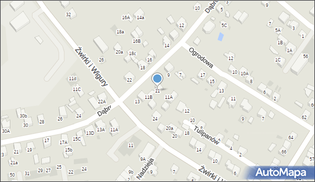 Starogard Gdański, Dąbrowskiego Henryka, gen., 11, mapa Starogard Gdański