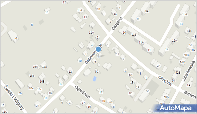 Starogard Gdański, Dąbrowskiego Henryka, gen., 3, mapa Starogard Gdański