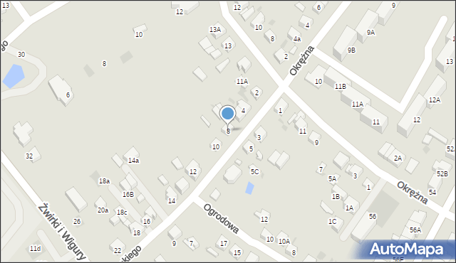 Starogard Gdański, Dąbrowskiego Henryka, gen., 8, mapa Starogard Gdański