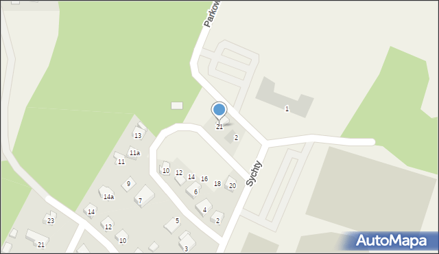 Stężyca, Dambka Józefa, por., 21, mapa Stężyca