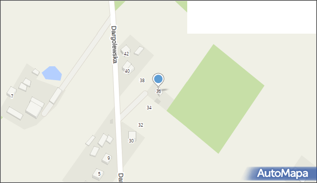 Strzepcz, Dargolewska, 36, mapa Strzepcz