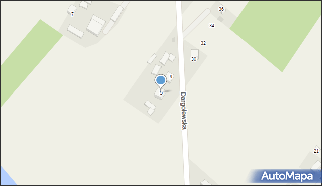 Strzepcz, Dargolewska, 5, mapa Strzepcz