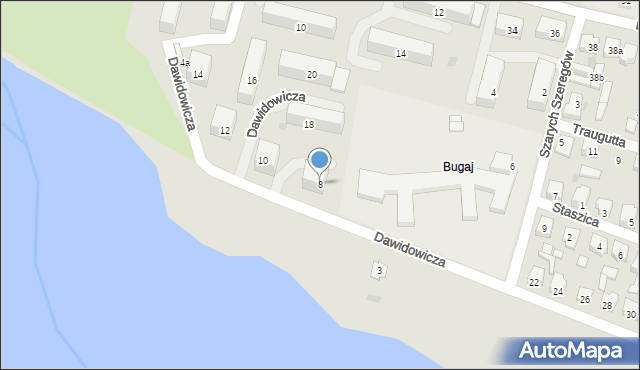 Suchedniów, Dawidowicza, 8, mapa Suchedniów