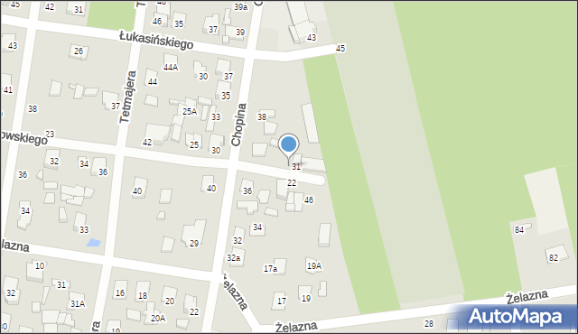 Sulejówek, Dąbrowskiego, 31, mapa Sulejówek