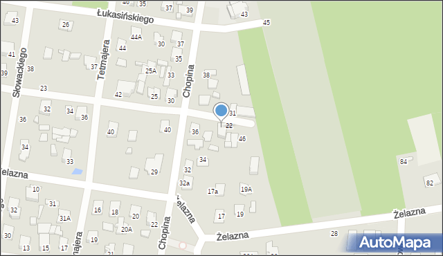 Sulejówek, Dąbrowskiego, 44, mapa Sulejówek