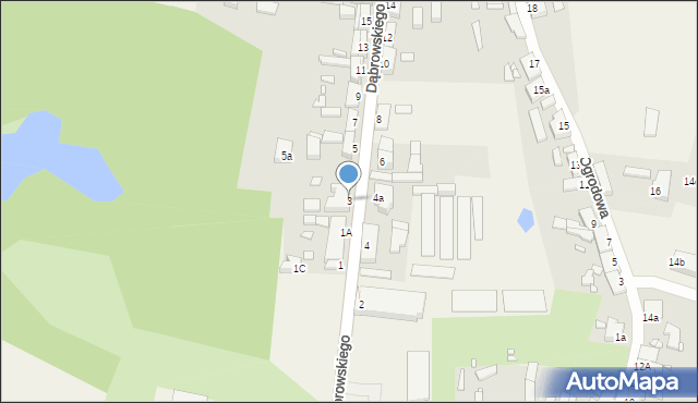 Sułów, Dąbrowskiego Jarosława, gen., 3, mapa Sułów