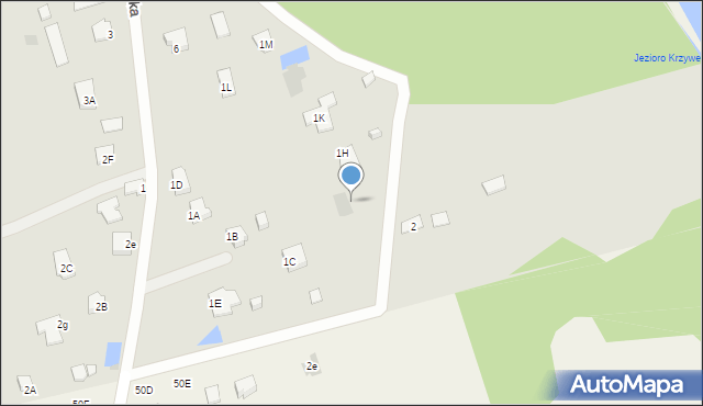 Suwałki, Dąbrówka, 1g, mapa Suwałk