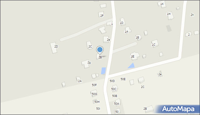 Suwałki, Dąbrówka, 2B, mapa Suwałk