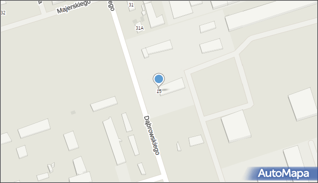 Suwałki, Dąbrowskiego-Łupaszki Jerzego, ppłk., 15, mapa Suwałk