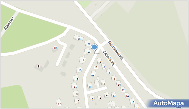 Świecie, Dąbrowskiej Marii, 19a, mapa Świecie