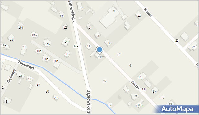 Święta Katarzyna, Dąbrowskiego, gen., 13, mapa Święta Katarzyna