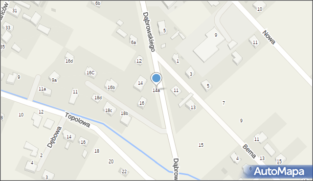 Święta Katarzyna, Dąbrowskiego, gen., 14a, mapa Święta Katarzyna