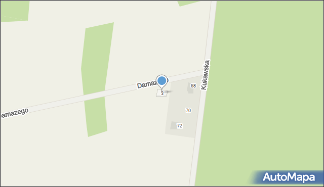 Świniotop, Damazego, 3, mapa Świniotop