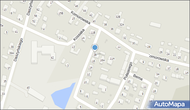Syców, Dąbrowskiego Jarosława, gen., 18, mapa Syców