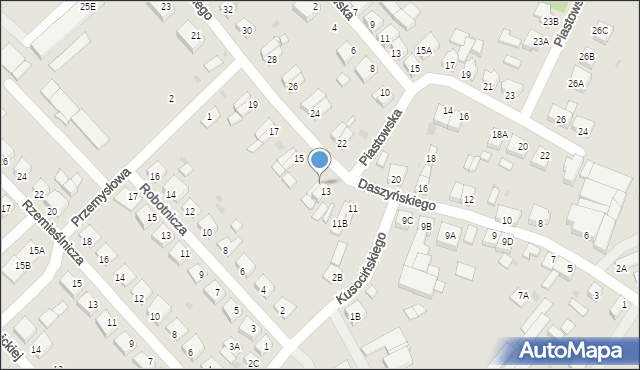 Syców, Daszyńskiego Ignacego, 13A, mapa Syców
