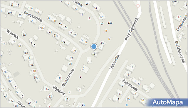 Szczecin, Darniowa, 2, mapa Szczecina