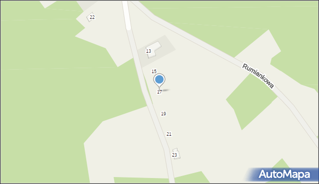 Szczedrzyk, Daniecka, 17, mapa Szczedrzyk