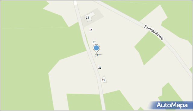 Szczedrzyk, Daniecka, 19, mapa Szczedrzyk