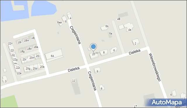 Szubin, Daleka, 10, mapa Szubin