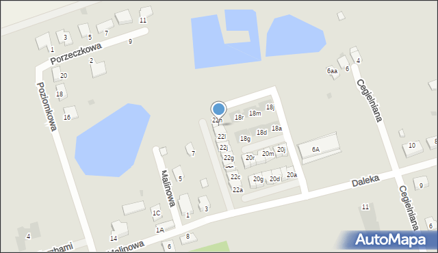 Szubin, Daleka, 22m, mapa Szubin