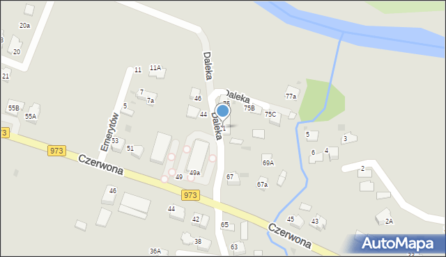 Tarnów, Daleka, 71, mapa Tarnów