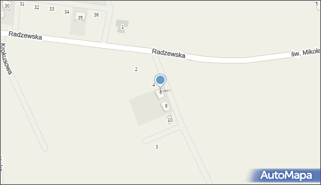 Trzykolne Młyny, Daliowa, 6, mapa Trzykolne Młyny