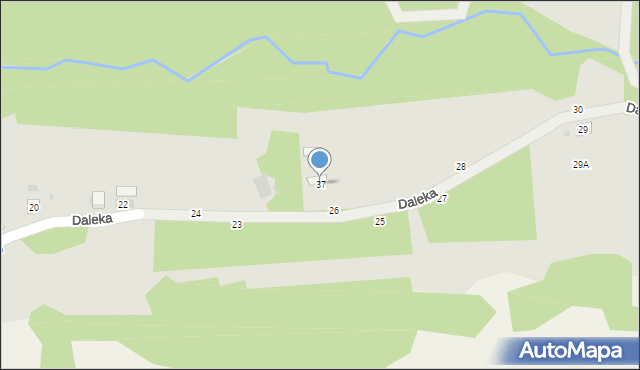 Tuchów, Daleka, 37, mapa Tuchów