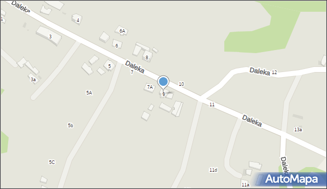 Tuchów, Daleka, 9, mapa Tuchów