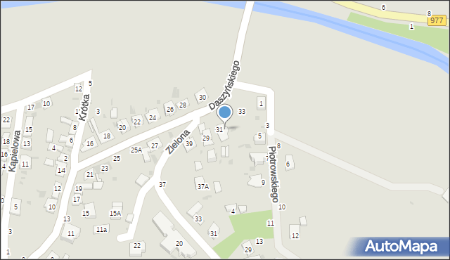 Tuchów, Daszyńskiego Ignacego, 31a, mapa Tuchów