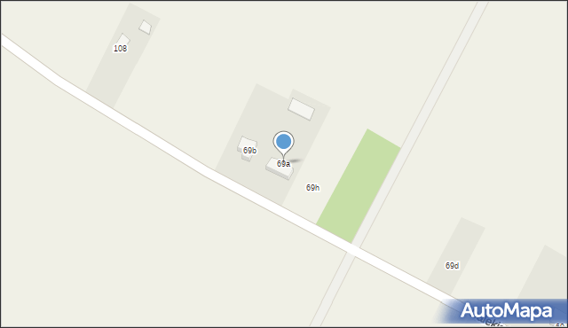 Tuliłów, Dalekie I, 69a, mapa Tuliłów