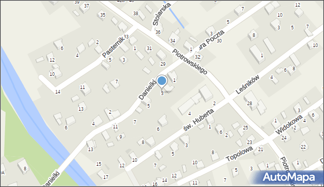 Ujsoły, Danielki, 3, mapa Ujsoły