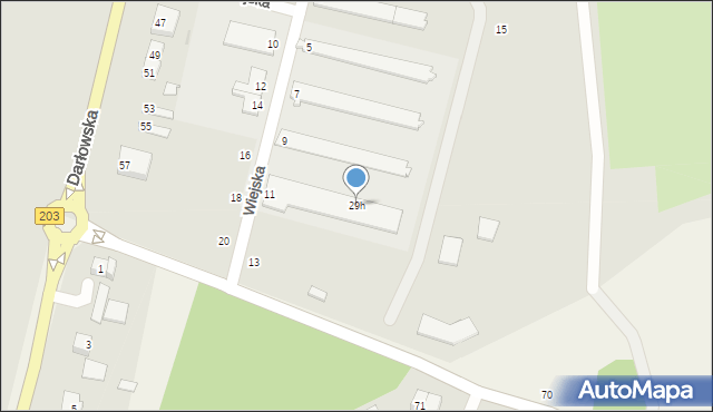 Ustka, Darłowska, 29h, mapa Ustka