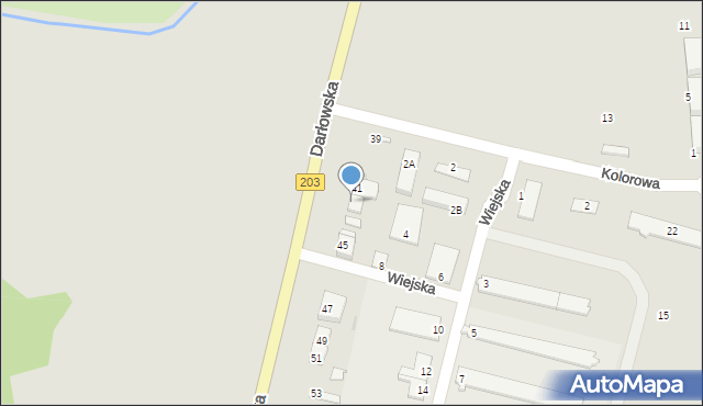 Ustka, Darłowska, 43, mapa Ustka