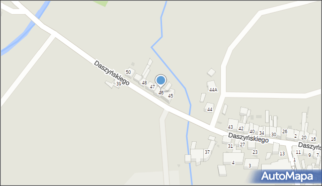 Wiązów, Daszyńskiego Ignacego, 46, mapa Wiązów