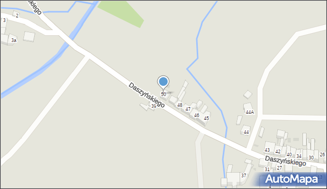 Wiązów, Daszyńskiego Ignacego, 50, mapa Wiązów
