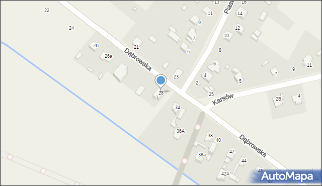 Wojkowice Kościelne, Dąbrowska, 30, mapa Wojkowice Kościelne