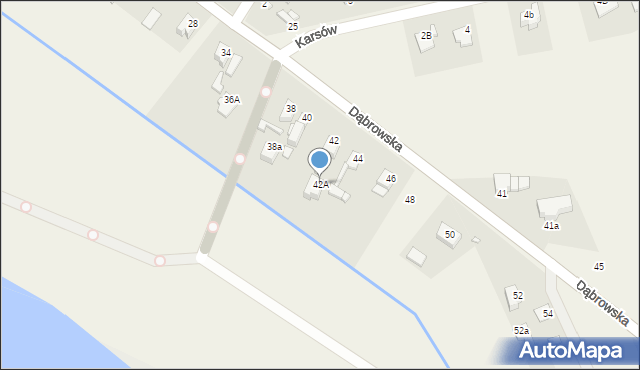 Wojkowice Kościelne, Dąbrowska, 42A, mapa Wojkowice Kościelne