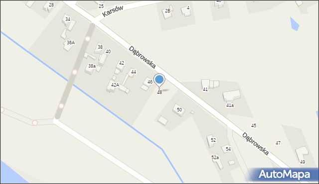 Wojkowice Kościelne, Dąbrowska, 48, mapa Wojkowice Kościelne