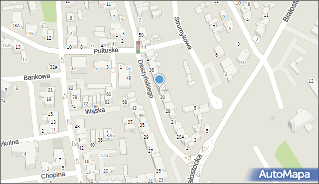 Wyszków, Daszyńskiego Ignacego, 32, mapa Wyszków